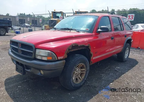 2002 Dodge Durango Sport from USA, damaged, VIN 1B4HS38N62F154062